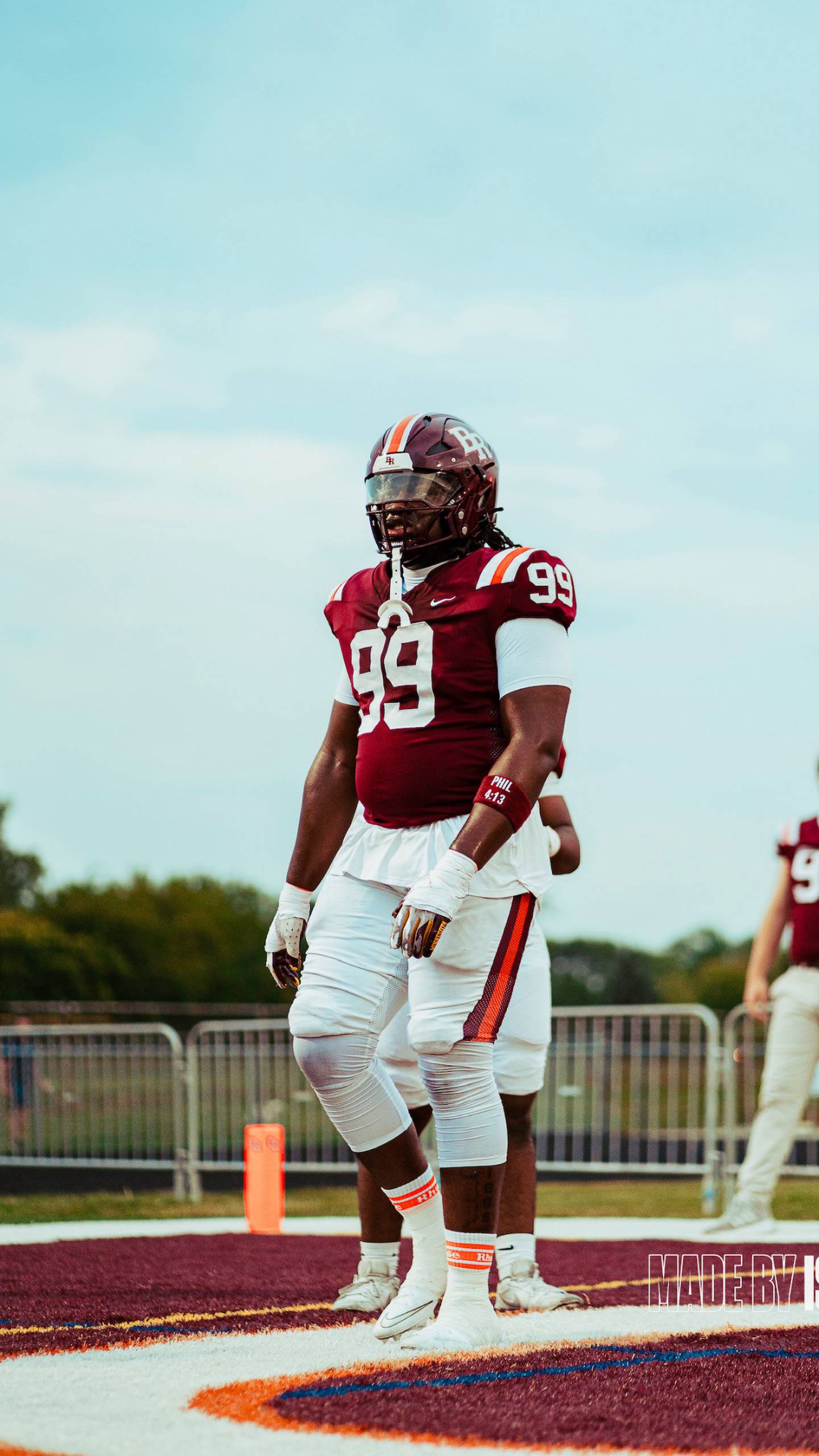 Brother Rice's King Liggins was a team captain on the varsity team during both his junior and senior years. He was also a captain on the freshman team.