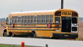 Newark School District 18 bus crashes in Fox Township