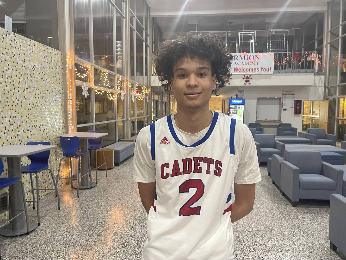 Marmion senior guard Jabe Haith. Photo by Jacob Bartelson.