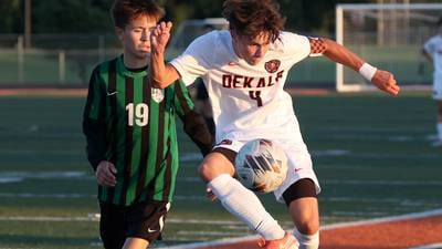 Photos: DeKalb boys soccer hosts St. Edward in Barb Cup