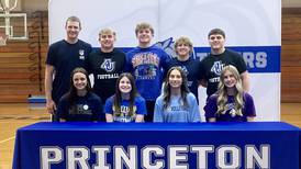 Sign of the times: Princeton seniors make their college plans official