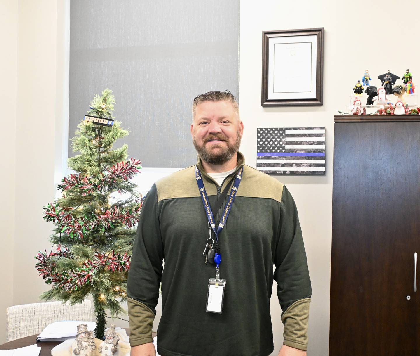 Brian Zebron was sworn in as School Resource Officer for the Peru Police Department during Monday night’s city council meeting.