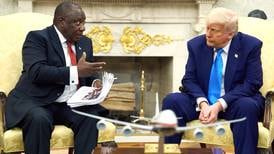 Trump confronts South African leader with baseless claims of the systematic killing of white farmers