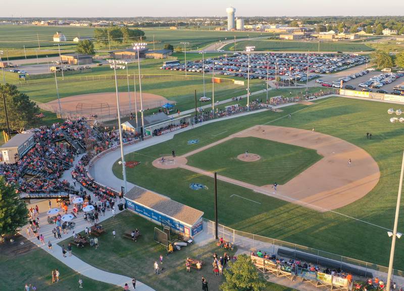A record crowd attends the Prospect League Championship Series between the Illinois Valley Pistol Shrimp and Rex Baseball on Wednesday, Aug. 7, 2024 at Schweickert Stadium in Peru.