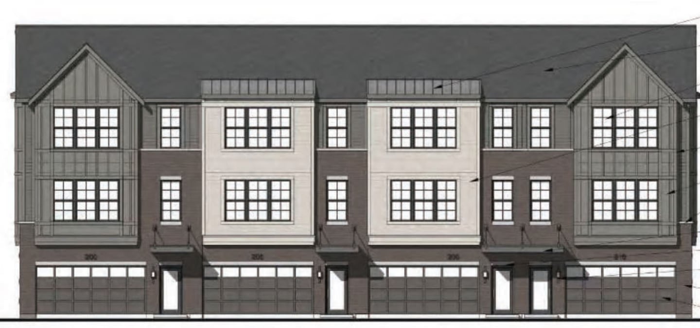 In addition to 93-single family homes, the Pulte Homes subdivision proposal in St. Charles contains 12 townhome units.