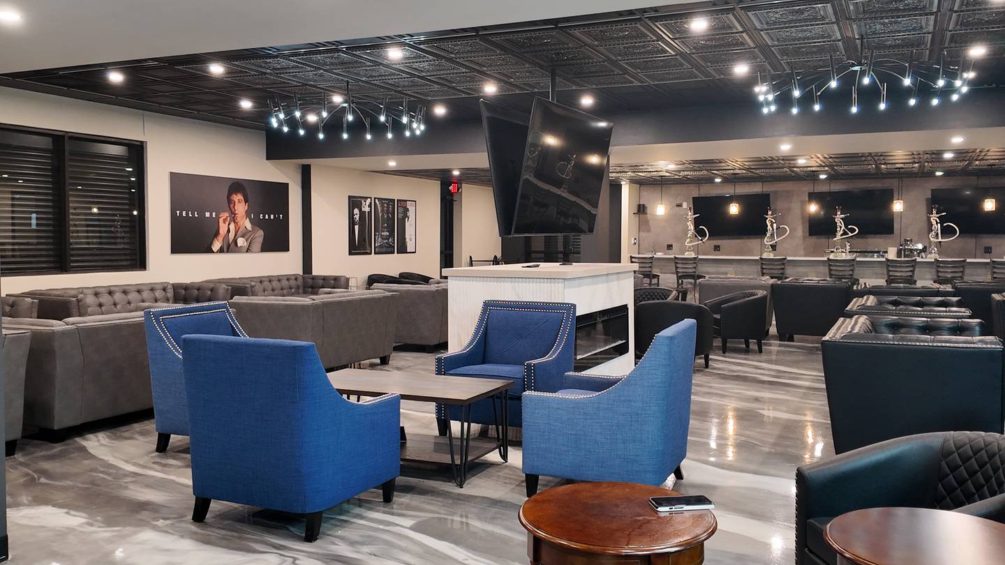 Goodfellas Cigar Lounge in Joliet has a 3,000-square foot seating area.