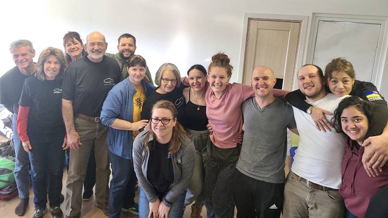 Rene Koehler and her team of responders with Crisis Response International. (photo provided)