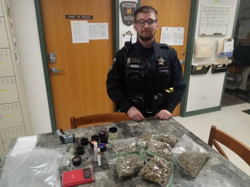Woodstock man caught with more than 1 pound of marijuana after being