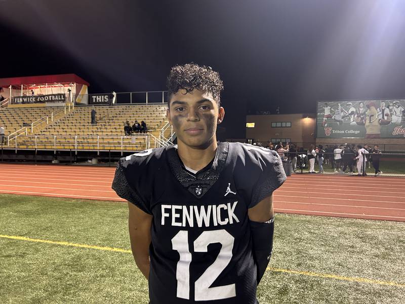 Fenwick's Marek Hill threw for 323 yards to lead the Friars to a 24-13 win over Niles Notre Dame in River Grove on Friday.