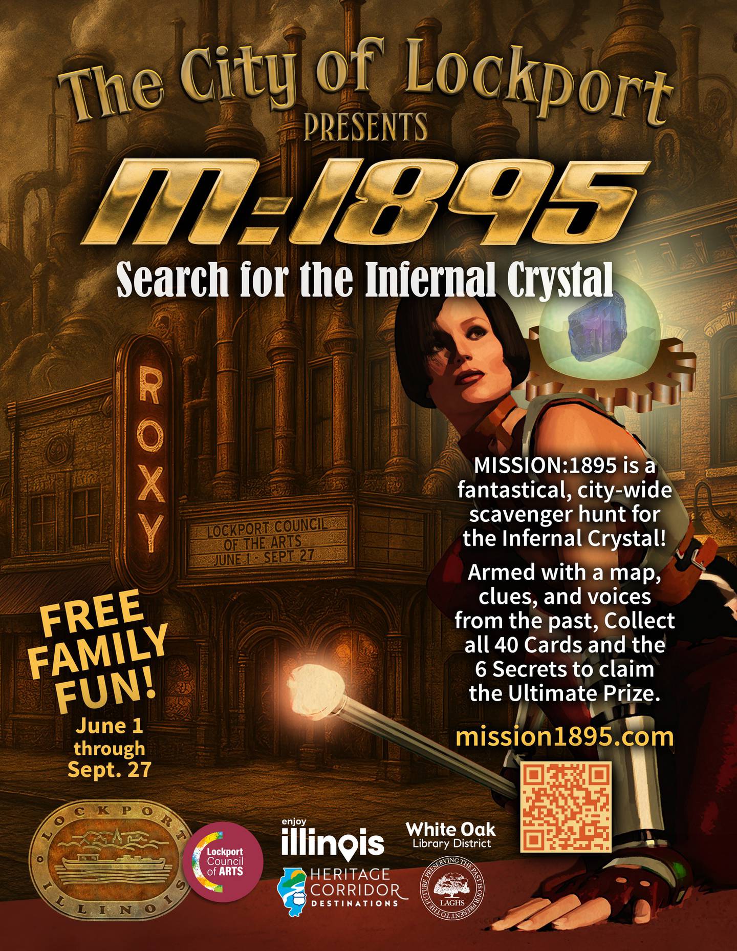 Lockport immersive fantasy scavenger hunt 'Mission: 1895' wraps up soon. Photo provided by Heritage Corridor Destinations