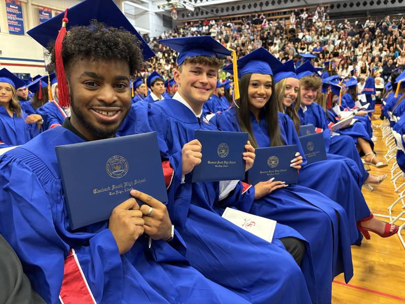 Glenbard South High School held its graduation ceremony on Thursday, May 22, 2025 at the school in Glen Ellyn.