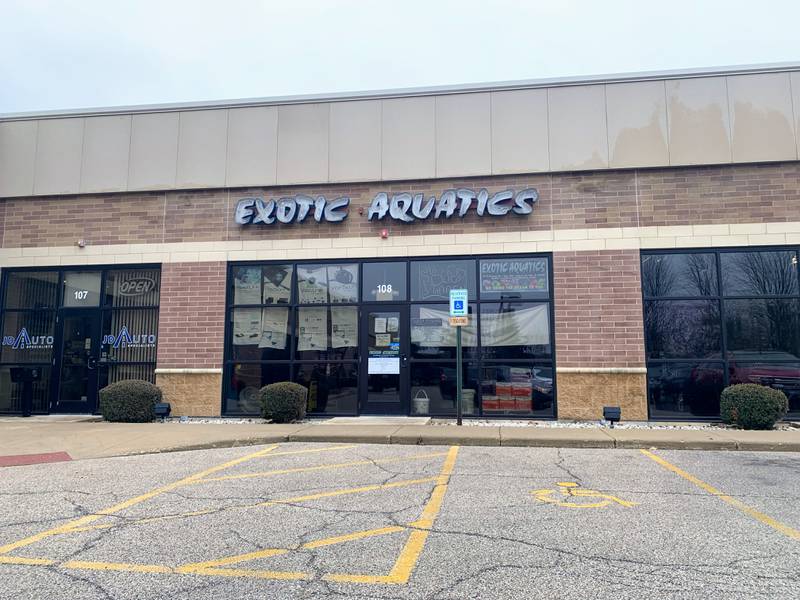 Exotic Aquatics on Virginia Road in Lake in the Hills is photographed on Friday, Dec. 24, 2021.