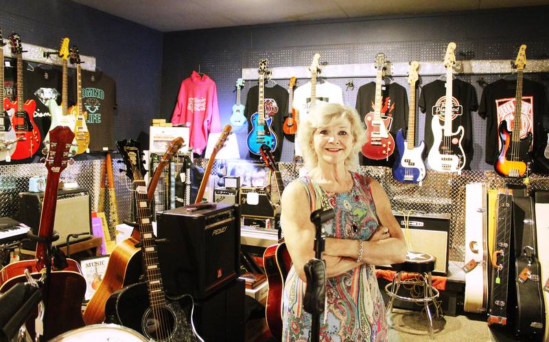 Black Diamond Music Store owner Debra Green has evolved her business from offering simple materials to become a one-stop shop for musicians both novice and expert. It has sold almost 600 guitars and basses, many of them hand-picked by Green. “I love guitars,” she admitted with a smile.