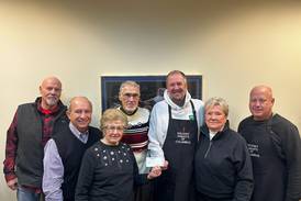 Oglesby Knights donate to Dickinson House Foundation