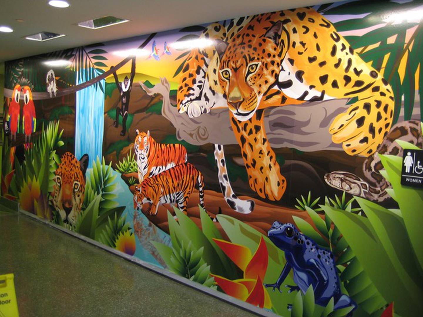 Cappell worked with Brookfield Zoo as a scientific illustrator to create digital works of art like murals, billboards and peek boards.