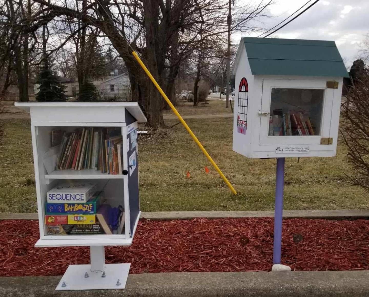 Our Caring Closet in Wilmington also has a Little Free Library.