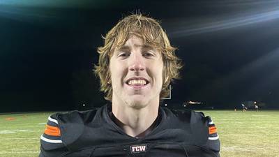 Led by Logan Ruddy’s 4-TD performance, FCW powers past Bushnell-Prairie City 64-20