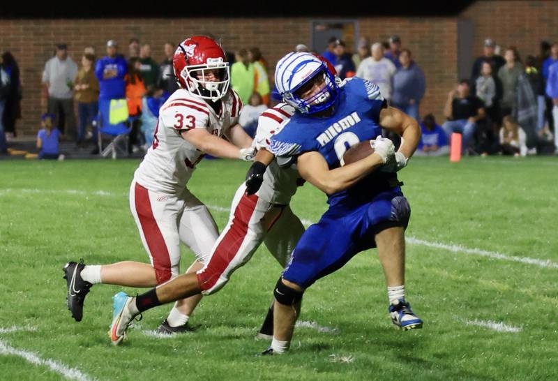 Princeton's Arthur Burden makes a catch in the Tigers' 41-0 Homecoming win over rival Hall on Friday, Oct. 4 at Bryant Field.