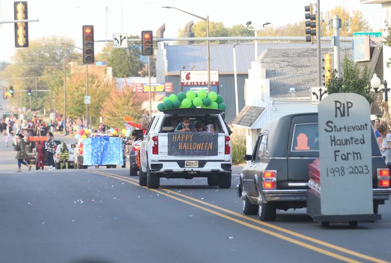 The 6th annual Halloween parade makes it's way along South Main Street on Saturday, Oct. 12, 2024 downtown Princeton.