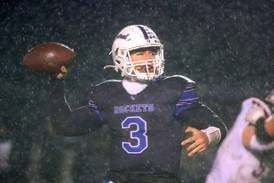 Burlington Central QB Landon Arnold fulfilling his promise