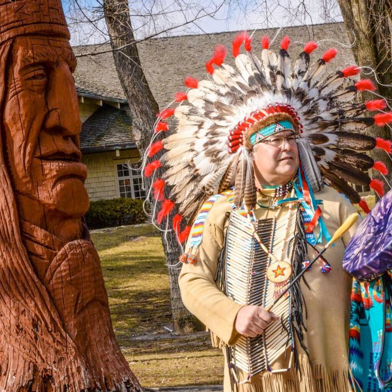 Oswego’s Little White School Museum will host a free presentation by Gerald Savage—HoChunk Ska Ga in his native language—called “Native American Storytelling," at noon Saturday, Oct. 19, 2024, at the museum, 72 Polk St.