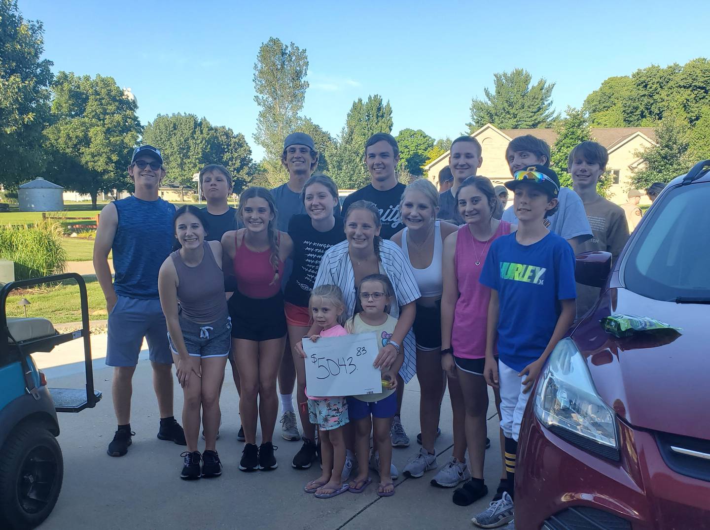 With the added support, the group looked to raise $5,000 for the American Foundation for Suicide Prevention; a goal that just minutes before departing for the final mile Ciucci was informed they were able to surpass.