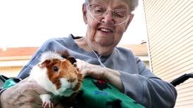 Photos: Mobile petting zoo visits DeKalb County Rehab and Nursing Center