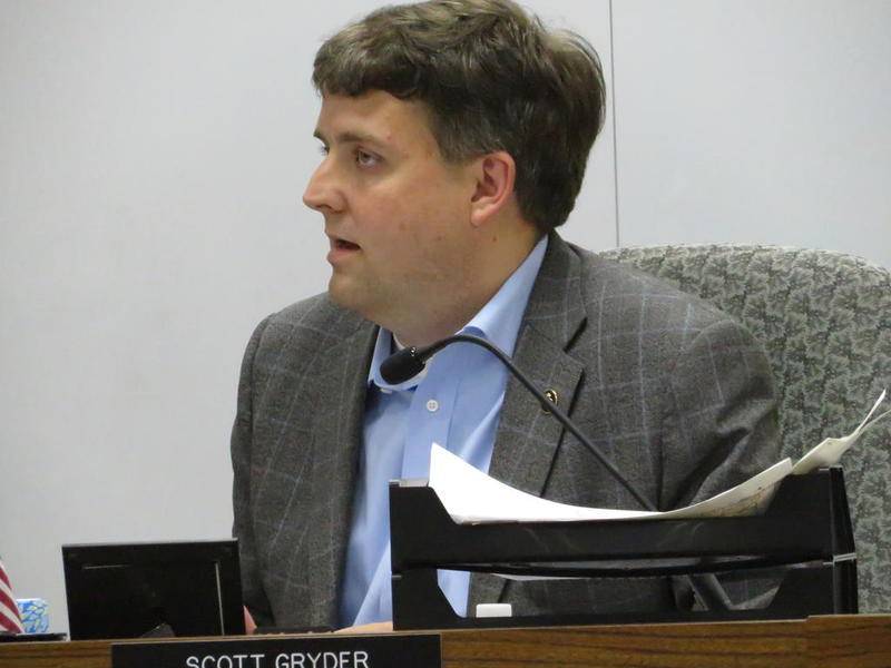 Matt Prochaska, chairman for the Kendall County planning, building and zoning committee, talks during the committee's regular meeting Monday, Sept. 9 at the county's office building in Yorkville.