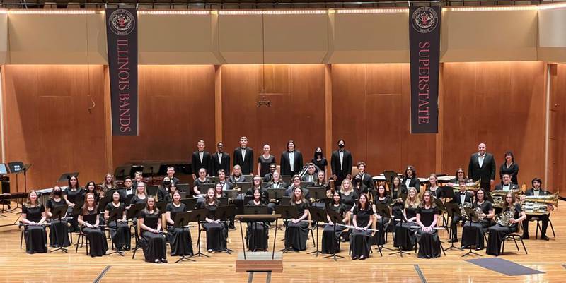 The Joliet West High School Symphonic Band was one of six bands in IHSA Class 3A selected to perform at the Illinois Superstate Concert Band Festival at the University of Illinois on May 7.