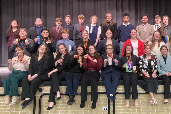 Rochelle Township High School speech team earns 1st place at United Township tournament