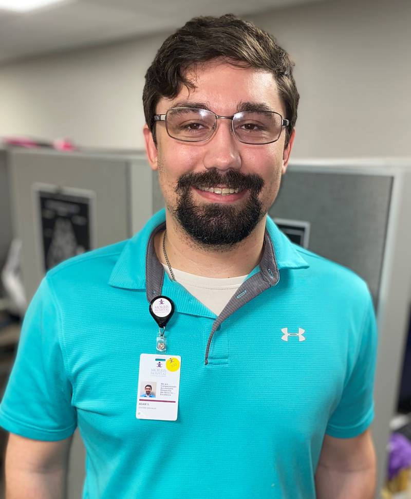 Adam Sauers was honored as Morris Hospital & Healthcare Centers’ January 2023 Fire Starter of the Month.