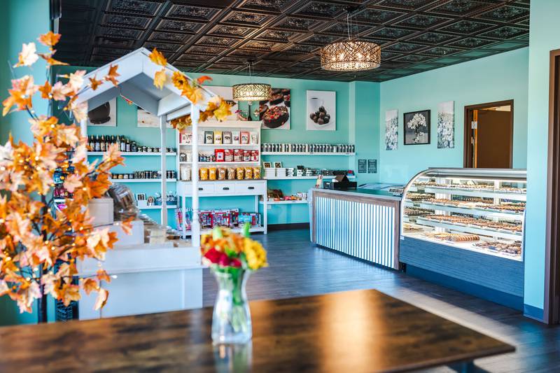 The Chocolate Shoppe is located on U.S. Route 34 in Plano.