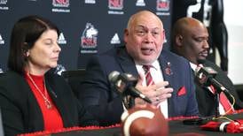 Photos: Northern Illinois University officials announce football program to join Mountain West Conference