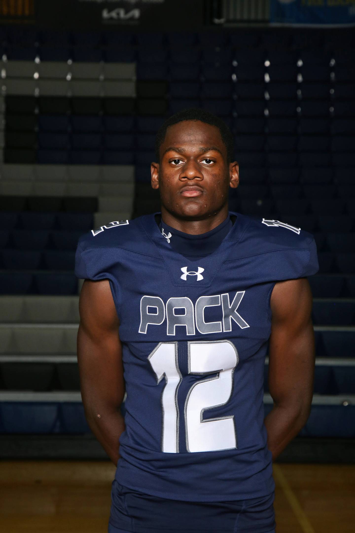 Oswego East senior Nigel Grisby