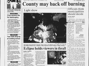 Historical covers for May 11: Eclipse holds viewers in thrall