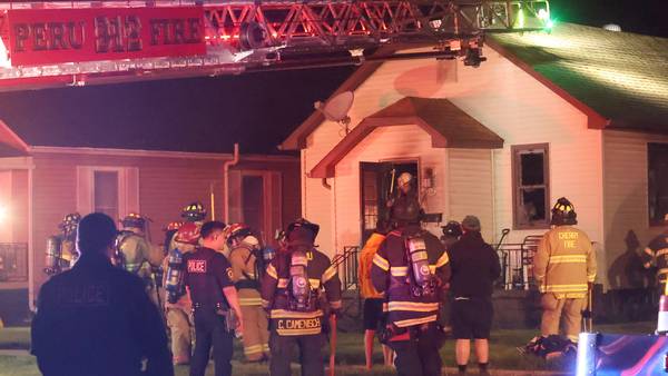 Photos: Firefighters respond to house fire in Spring Valley