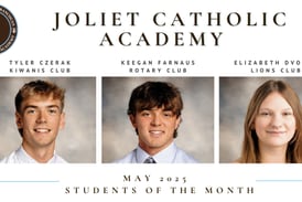 Joliet Catholic Academy announces May Students of the Month