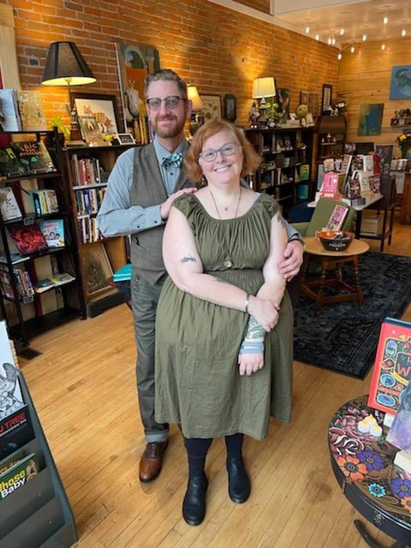 Matthew and Angela Adams opened True Leaves Bookshop in October in downtown Princeton.