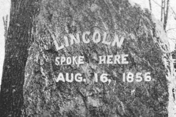 President Lincoln was assassinated 9 years after speaking in Oregon