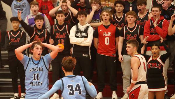 Photos: Bureau Valley edges Hall in thrilling 55-53 boys basketball showdown