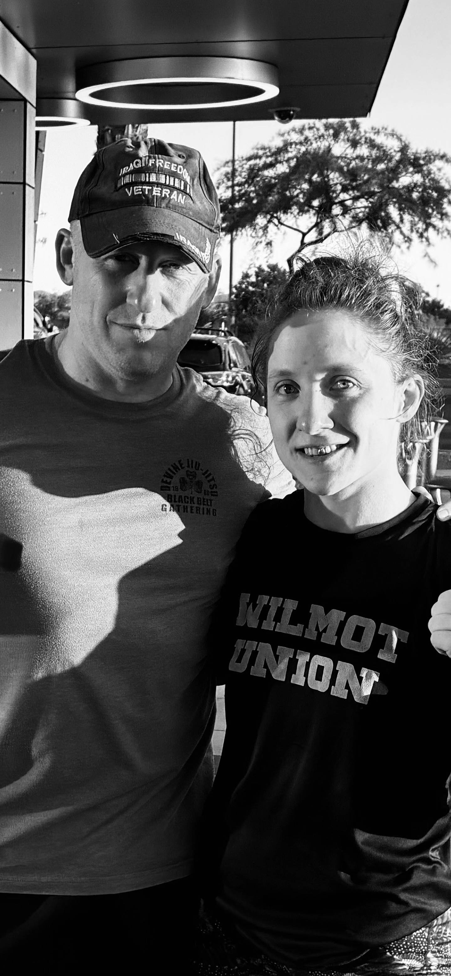 Mackenzie "Mack-Judo" Stiller is coached by Woodstock native Brett Brendel (left), who owns One Touch Team & Academy. The gym is located in Woodstock and has been open for almost six years.