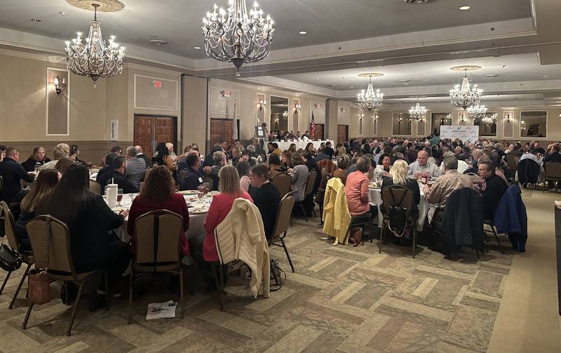 Nearly 250 people attended the Illinois Valley Chamber of Commerce State of the Cities luncheon on Wednesday, March 27, 2024 at Grand Bear Resort at Starved Rock in Utica.