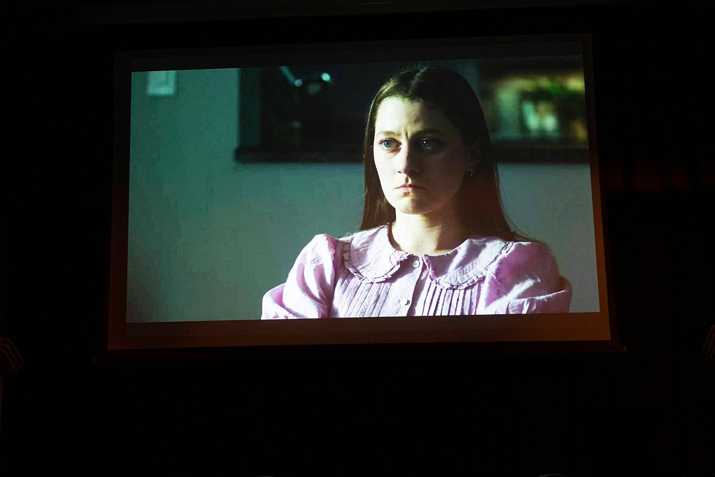 A screen shot from the Timothy Troy directed short film “On Broken Glass,” as seen Wednesday, April 29 at the Northwest Illinois Film Festival.
