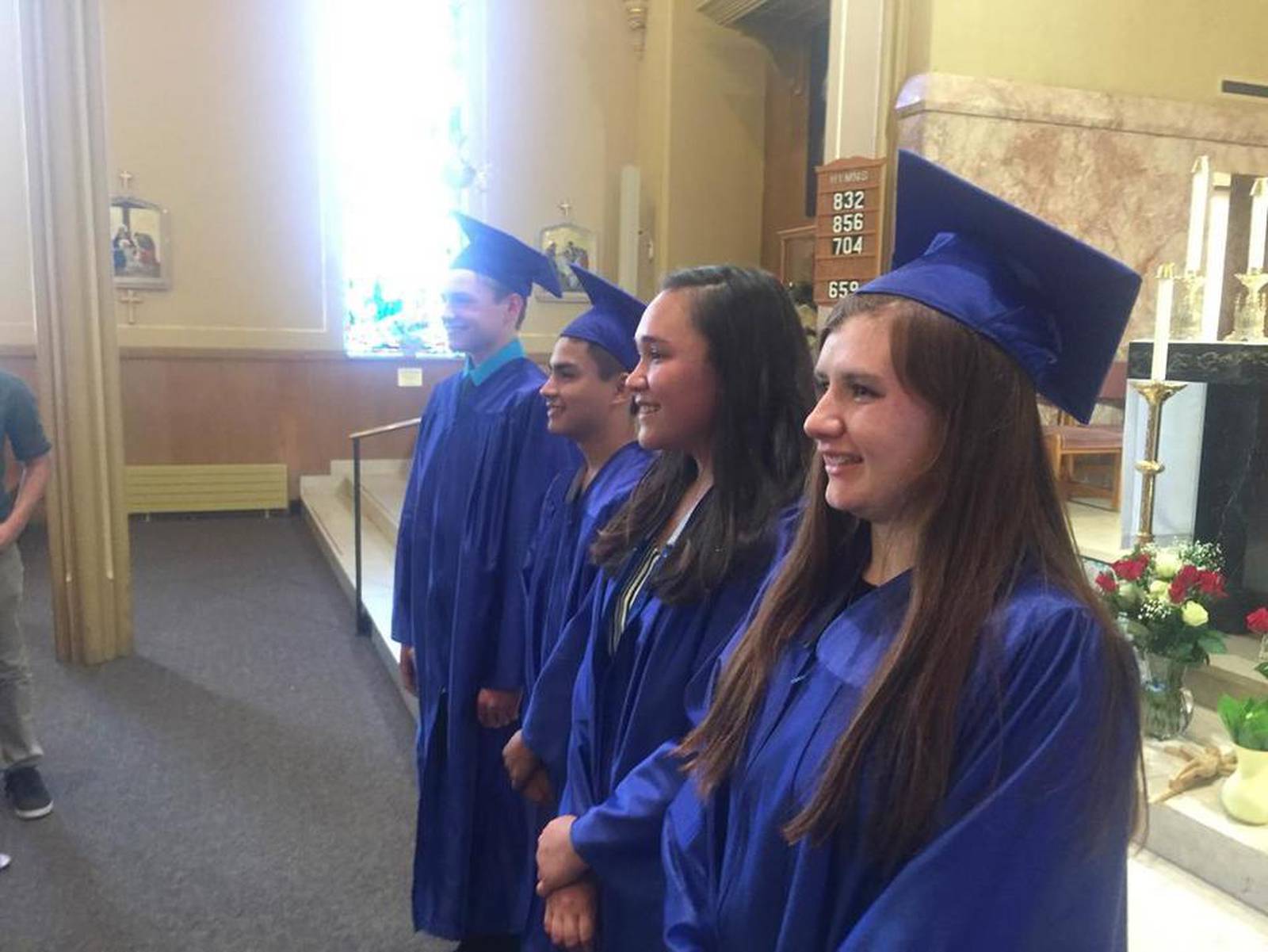 St. Joseph Catholic School in Harvard graduates final middle school