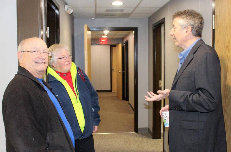 First meeting at new Oswego Township office turns for