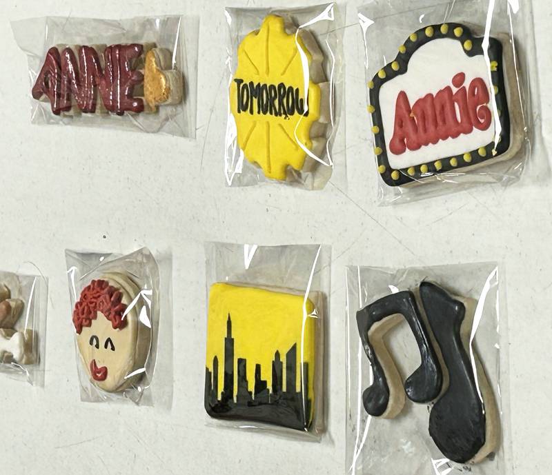 Attendees to Forreston High School's Annie performance on Sunday, April 28, 2024 could purchase official "Annie cookies" made by Kelsey Osterloo.