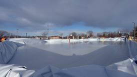 New Washington Park skating rink in Peru begins installation