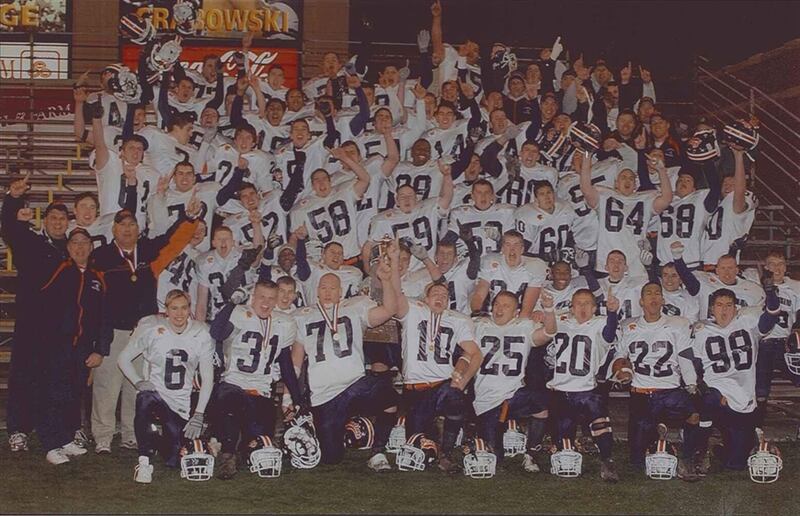 The 2003 Oswego High School football team, which beat Libertyville to win the Class 7A state championship, will be recognized at Friday's Oswego game versus West Aurora.