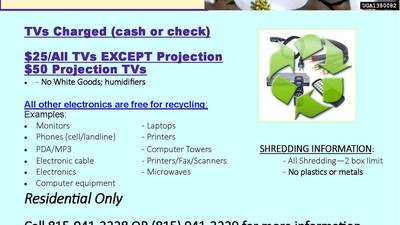 Grundy County Land Use hosts electronic waste recycling and shredding event April 13