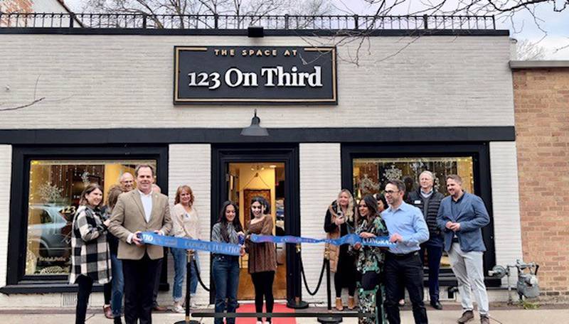 123 on Third celebrated its grand opening at 123 S. Third Street in Geneva with a ribbon-cutting ceremony on Nov. 10, 2023